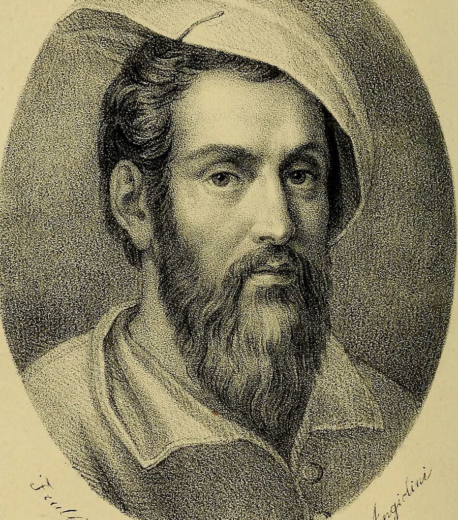An illustration from Vite dei pittori ed artefici bolognesi, 1841, leaf 253