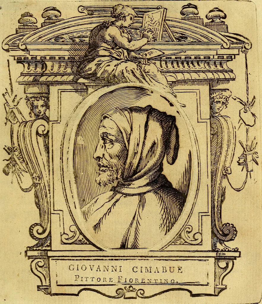 An illustration from Vite de più eccellenti pittori scultori ed architetti, 1767, leaf 252