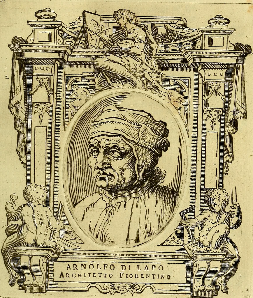 An illustration from Vite de più eccellenti pittori scultori ed architetti, 1767, leaf 266