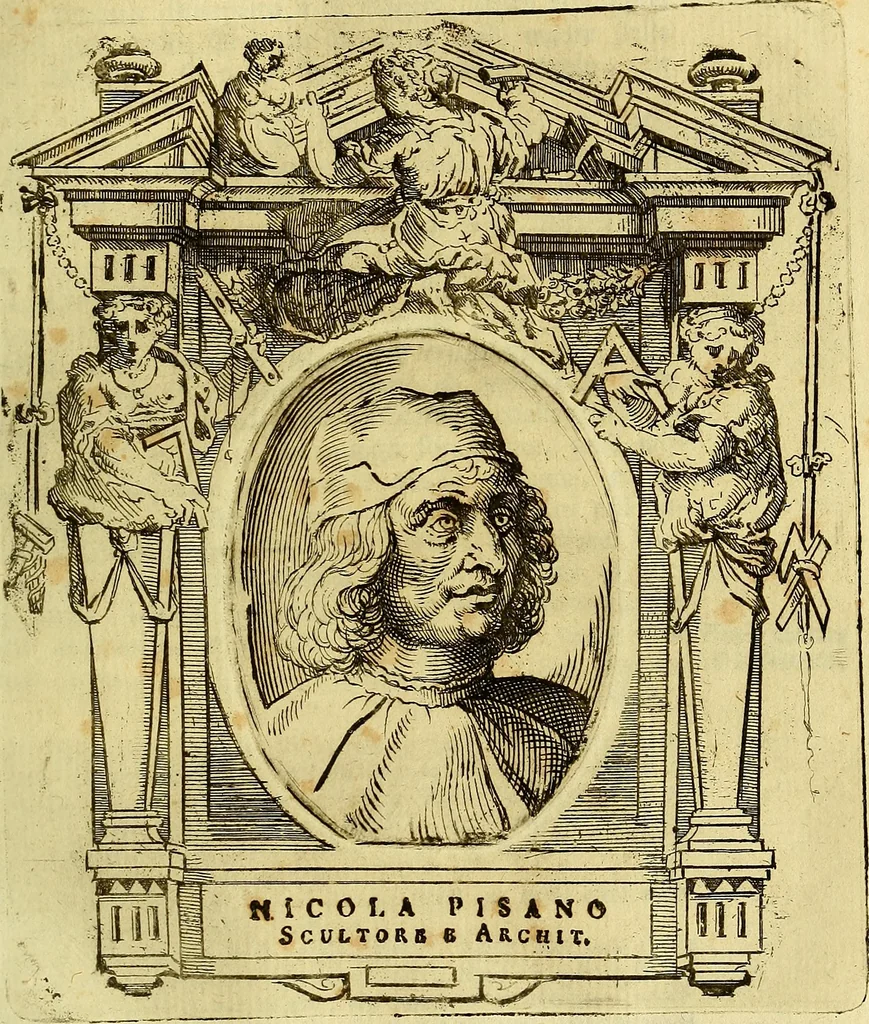 An illustration from Vite de più eccellenti pittori scultori ed architetti, 1767, leaf 286