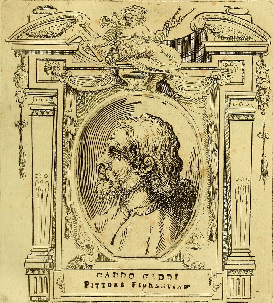 An illustration from Vite de più eccellenti pittori scultori ed architetti, 1767, leaf 314