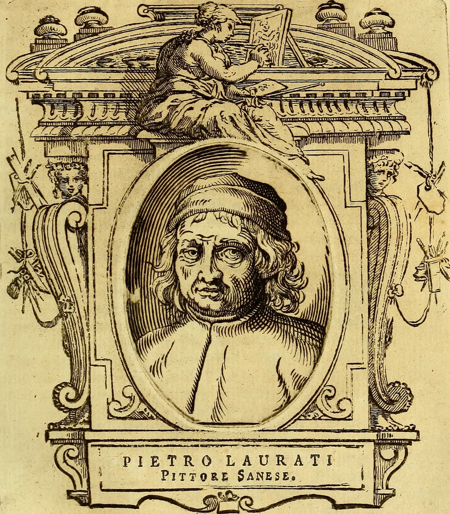 An illustration from Vite de più eccellenti pittori scultori ed architetti, 1767, leaf 394