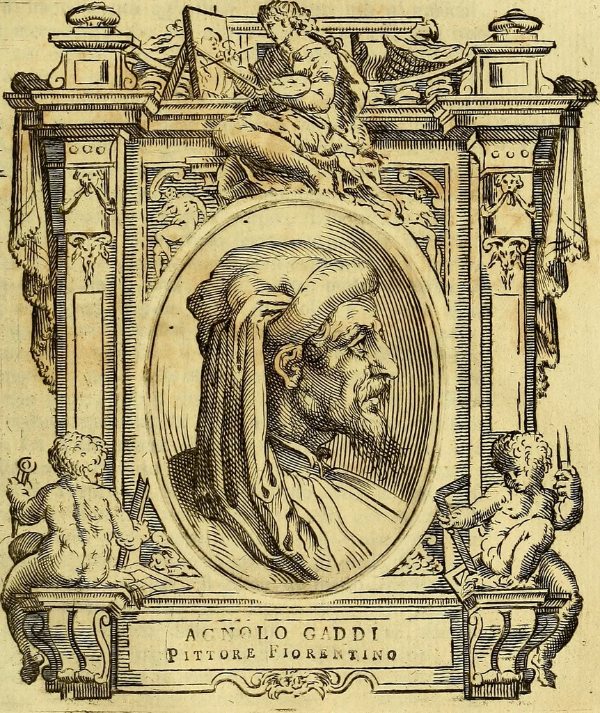 An illustration from Vite de più eccellenti pittori scultori ed architetti, 1767, leaf 512