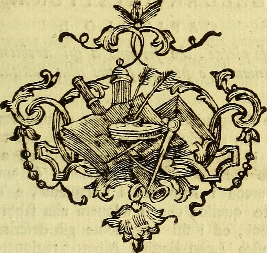 An illustration from Vite de più eccellenti pittori scultori ed architetti, 1767, leaf 52