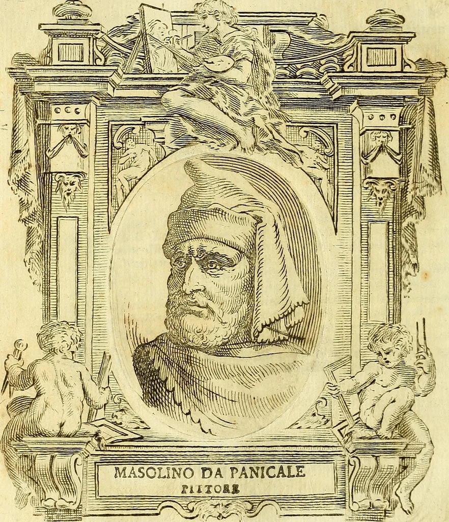 An illustration from Vite de più eccellenti pittori scultori ed architetti, 1767, leaf 105
