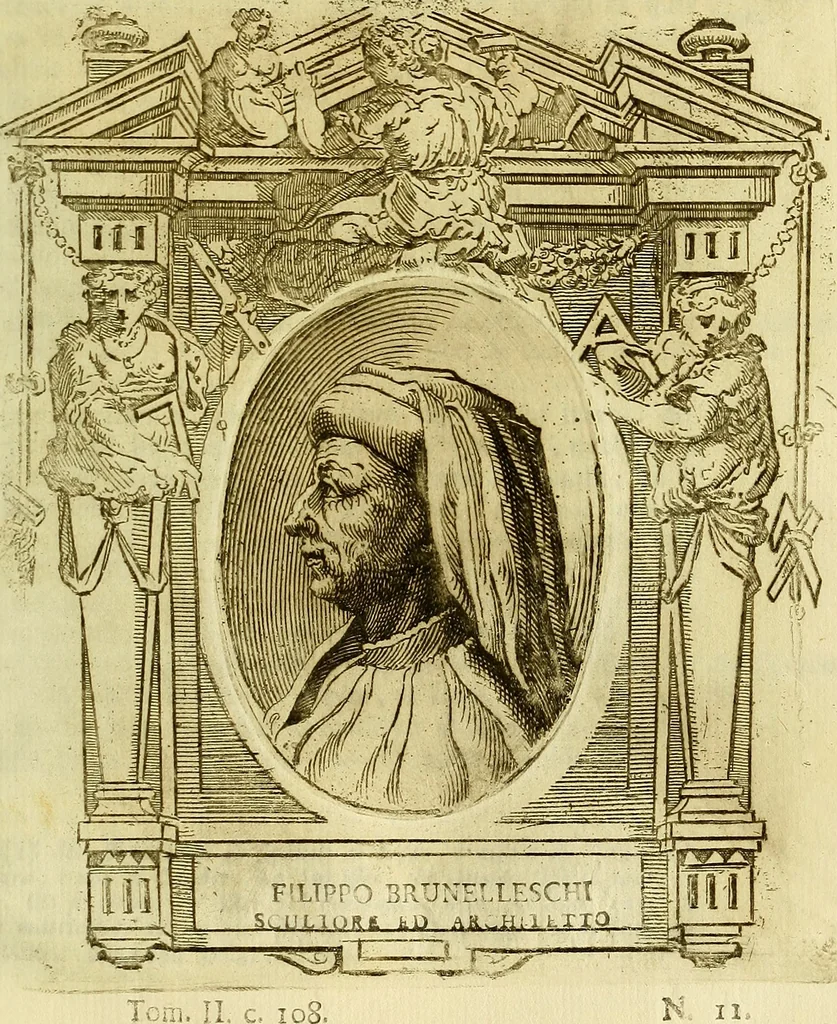 An illustration from Vite de più eccellenti pittori scultori ed architetti, 1767, leaf 134