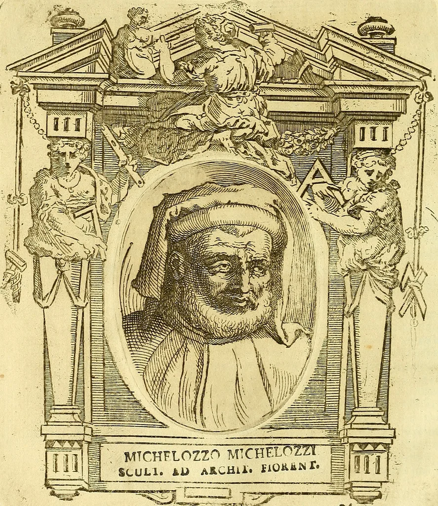 An illustration from Vite de più eccellenti pittori scultori ed architetti, 1767, leaf 207