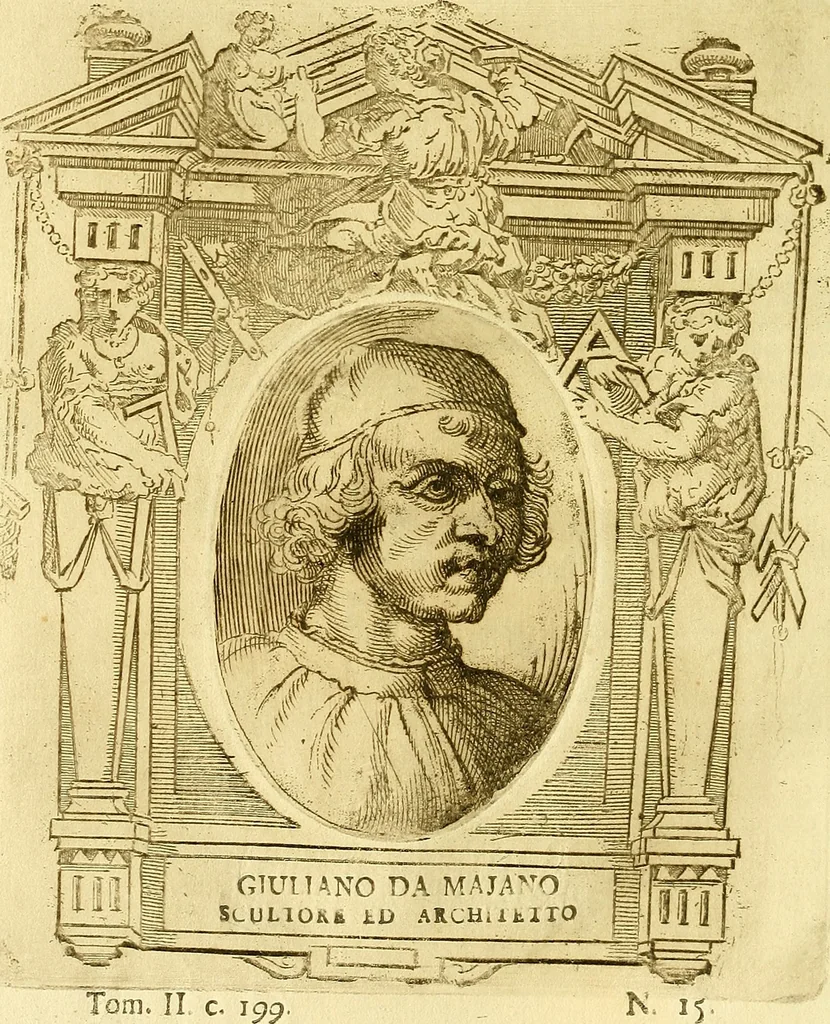 An illustration from Vite de più eccellenti pittori scultori ed architetti, 1767, leaf 233