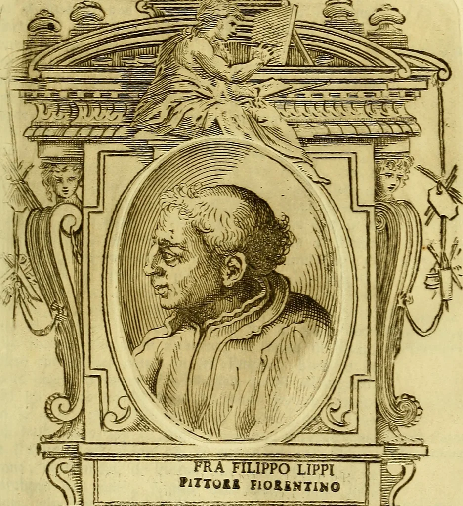 An illustration from Vite de più eccellenti pittori scultori ed architetti, 1767, leaf 330