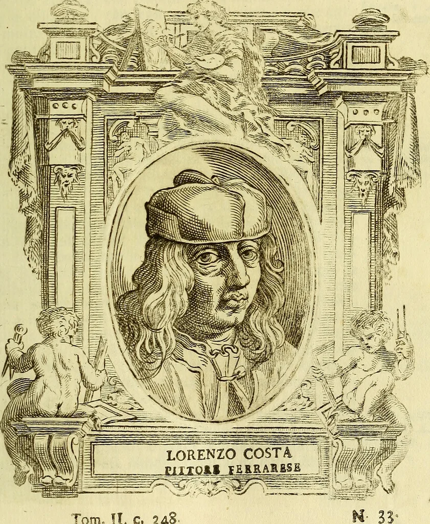 An illustration from Vite de più eccellenti pittori scultori ed architetti, 1767, leaf 418