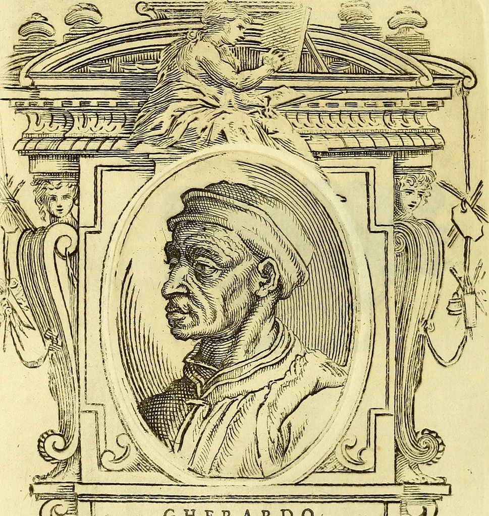 An illustration from Vite de più eccellenti pittori scultori ed architetti, 1767, leaf 487