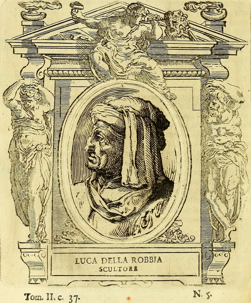 An illustration from Vite de più eccellenti pittori scultori ed architetti, 1767, leaf 51