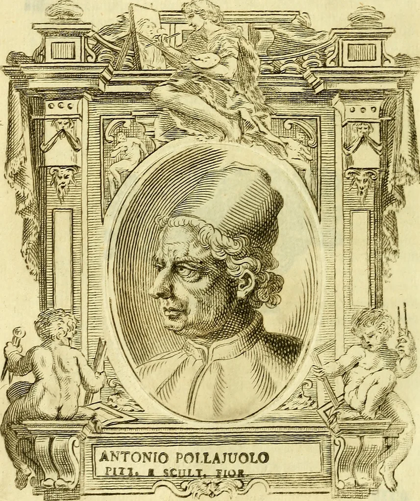An illustration from Vite de più eccellenti pittori scultori ed architetti, 1767, leaf 517