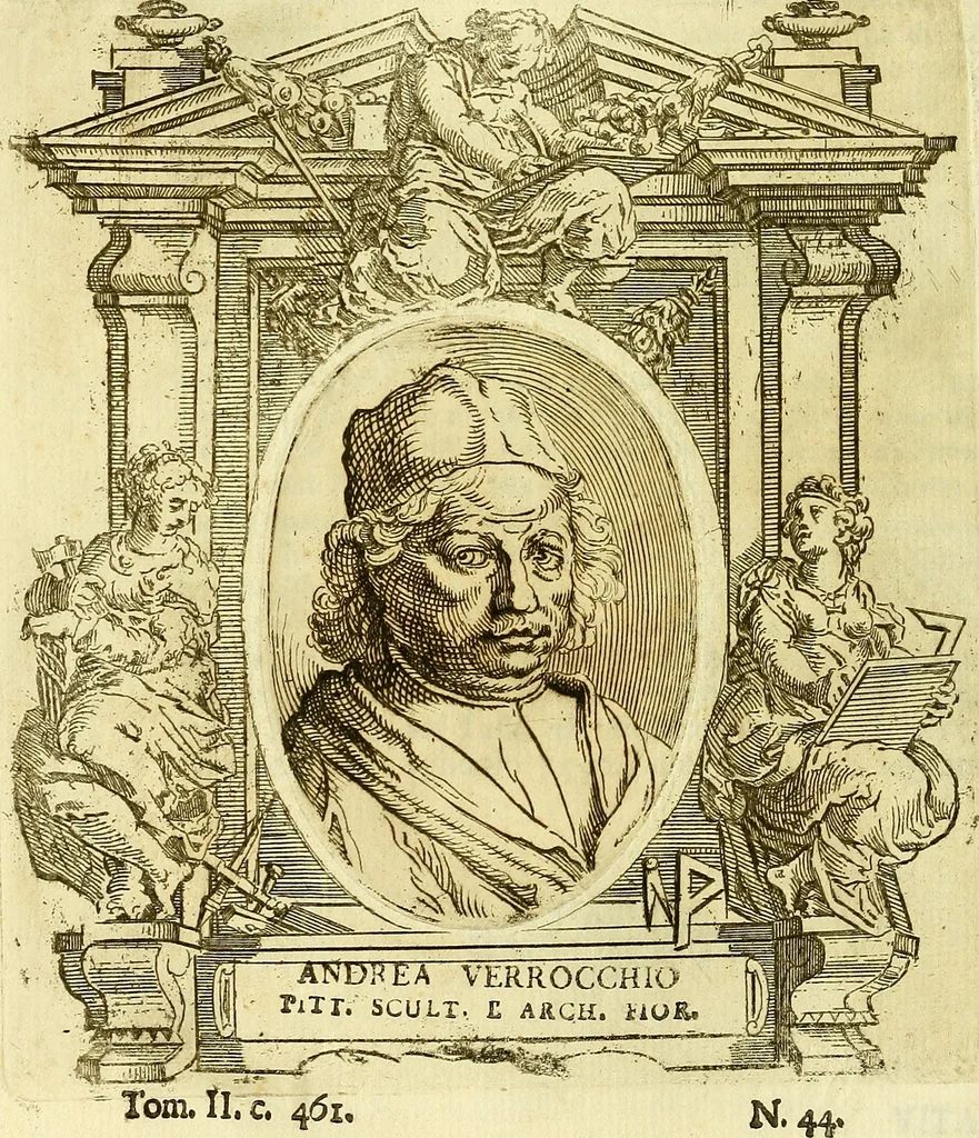 An illustration from Vite de più eccellenti pittori scultori ed architetti, 1767, leaf 553