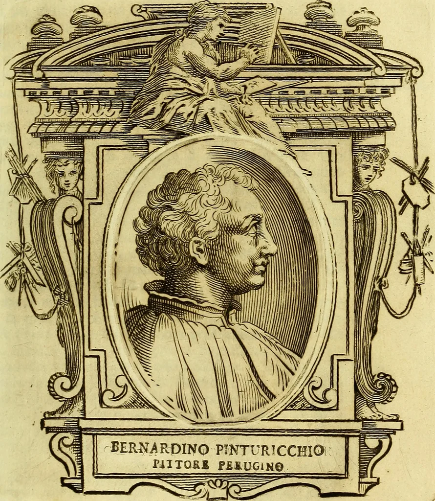 An illustration from Vite de più eccellenti pittori scultori ed architetti, 1767, leaf 594