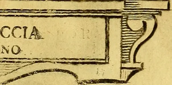 An illustration from Vite de più eccellenti pittori scultori ed architetti, 1767, leaf 644