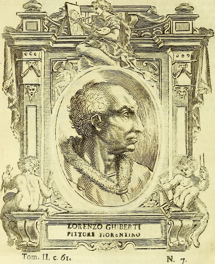 An illustration from Vite de più eccellenti pittori scultori ed architetti, 1767, leaf 79