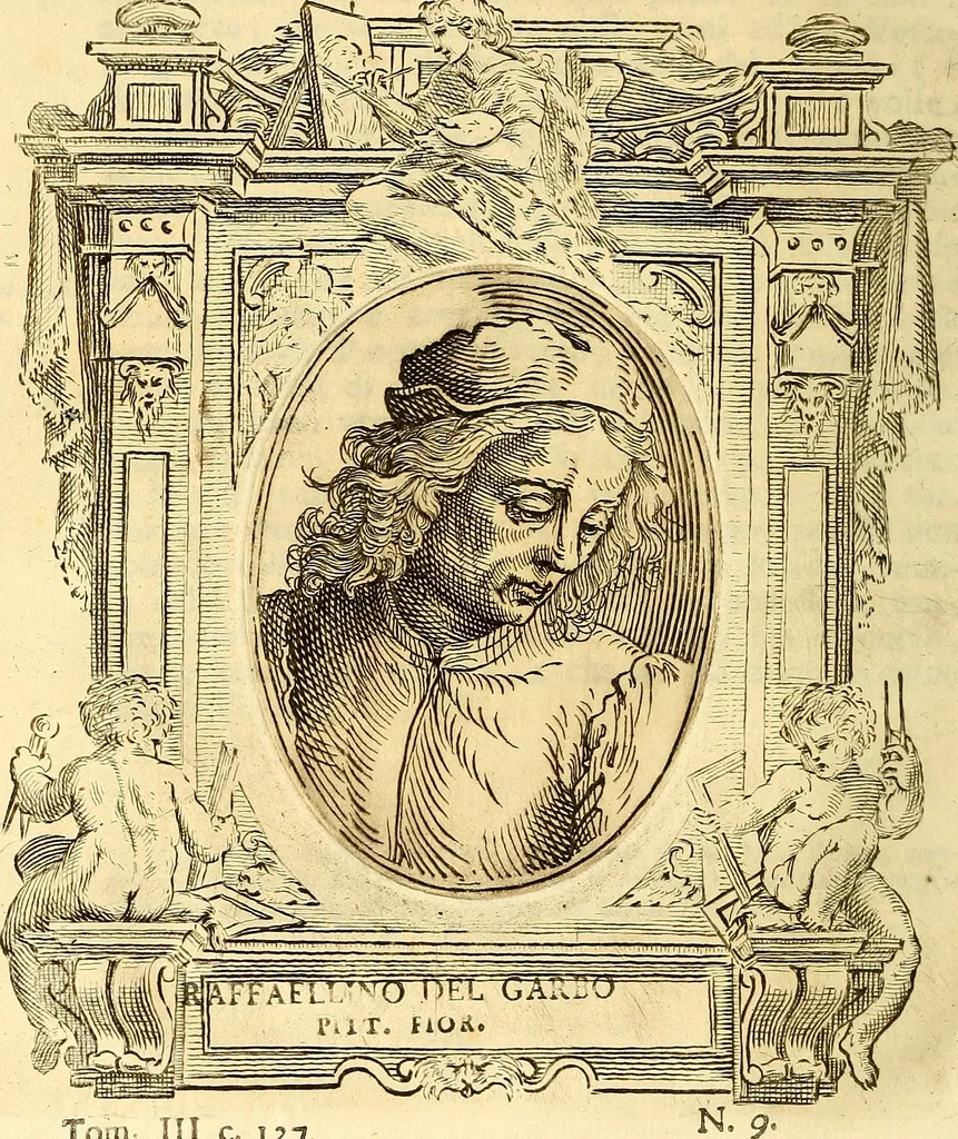 An illustration from Vite de più eccellenti pittori scultori ed architetti, 1767, leaf 151