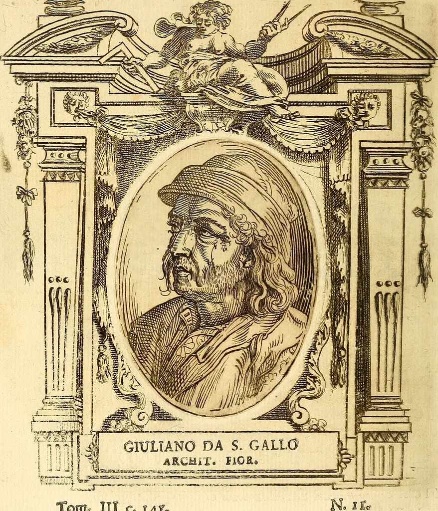 An illustration from Vite de più eccellenti pittori scultori ed architetti, 1767, leaf 169