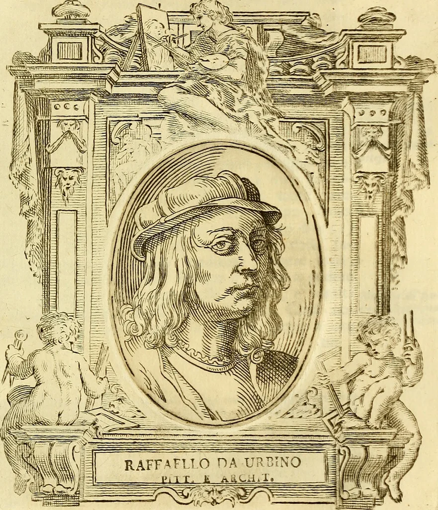 An illustration from Vite de più eccellenti pittori scultori ed architetti, 1767, leaf 188