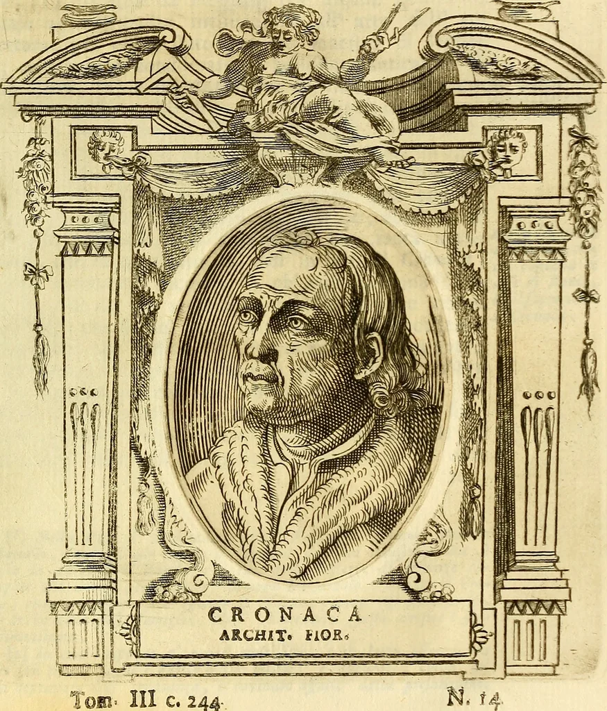 An illustration from Vite de più eccellenti pittori scultori ed architetti, 1767, leaf 278