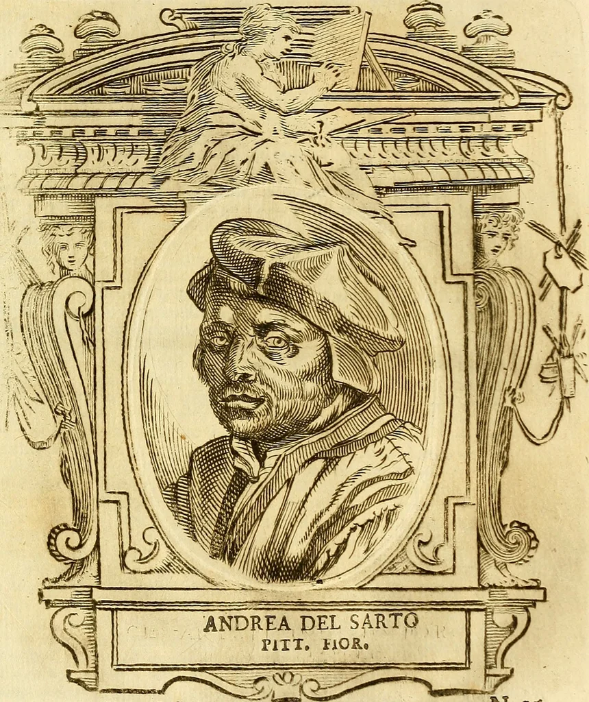 An illustration from Vite de più eccellenti pittori scultori ed architetti, 1767, leaf 400