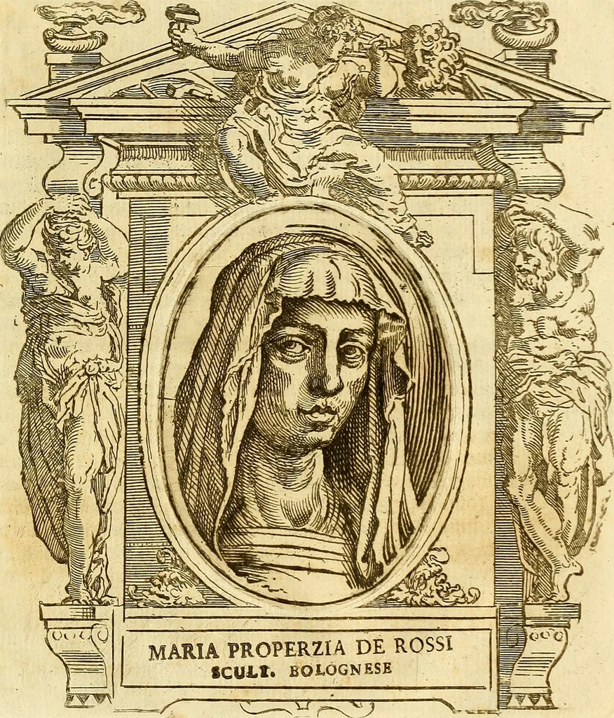 An illustration from Vite de più eccellenti pittori scultori ed architetti, 1767, leaf 458