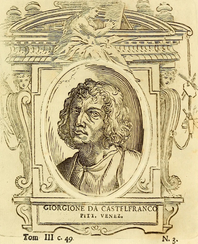 An illustration from Vite de più eccellenti pittori scultori ed architetti, 1767, leaf 60