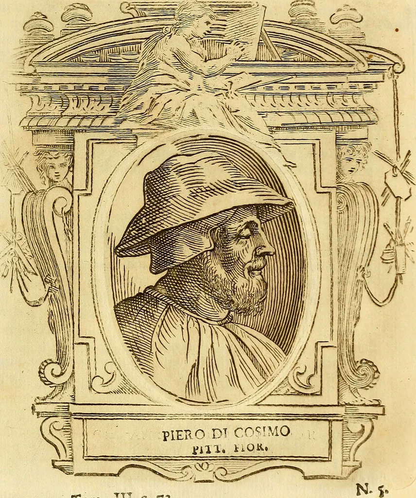 An illustration from Vite de più eccellenti pittori scultori ed architetti, 1767, leaf 88