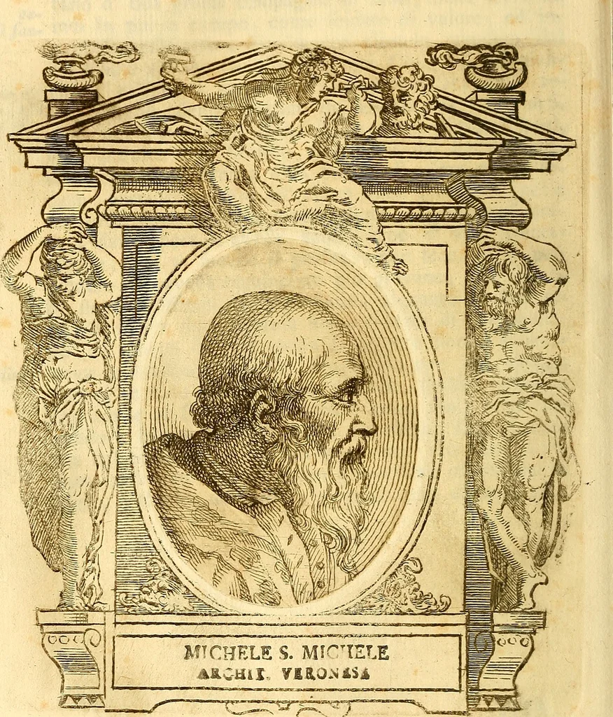 An illustration from Vite de più eccellenti pittori scultori ed architetti, 1767, leaf 257