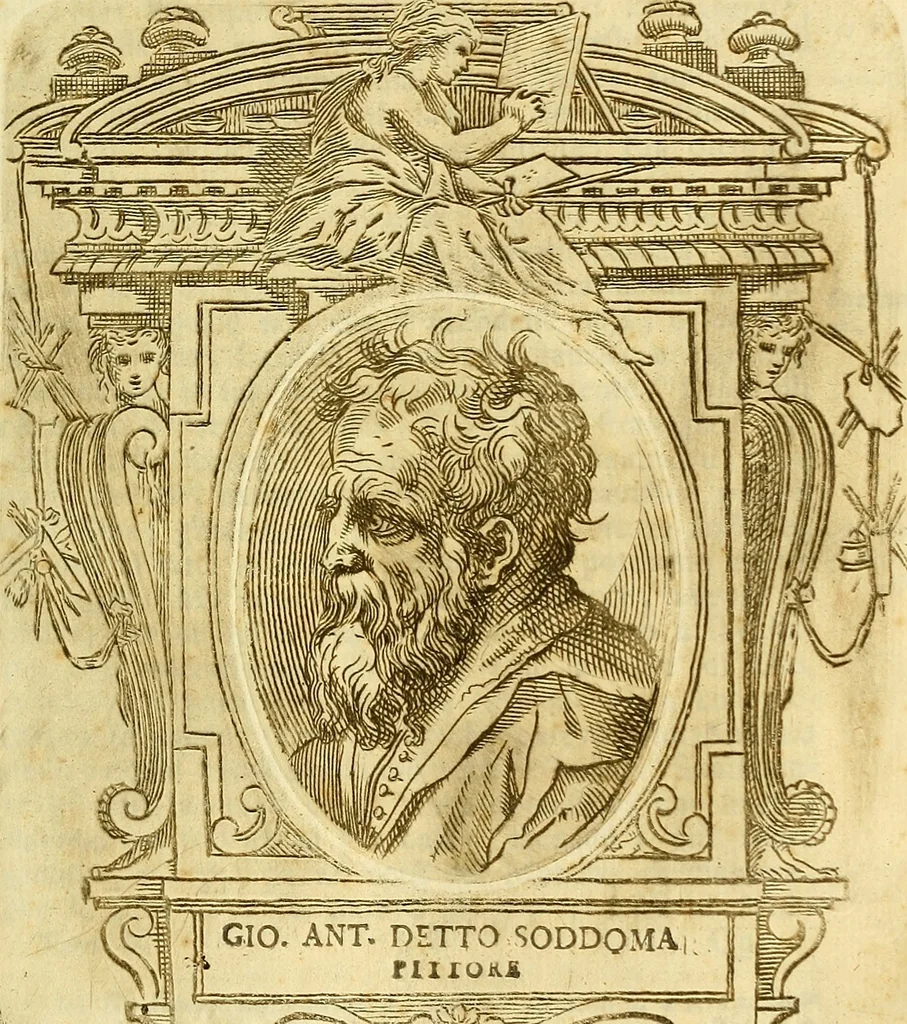 An illustration from Vite de più eccellenti pittori scultori ed architetti, 1767, leaf 288