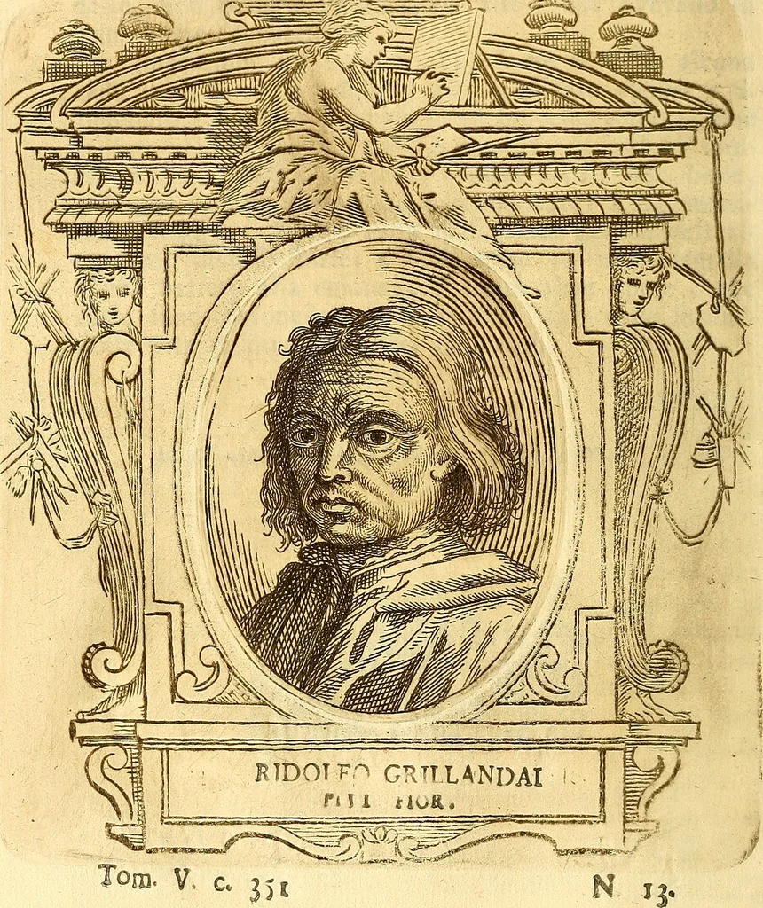 An illustration from Vite de più eccellenti pittori scultori ed architetti, 1767, leaf 383