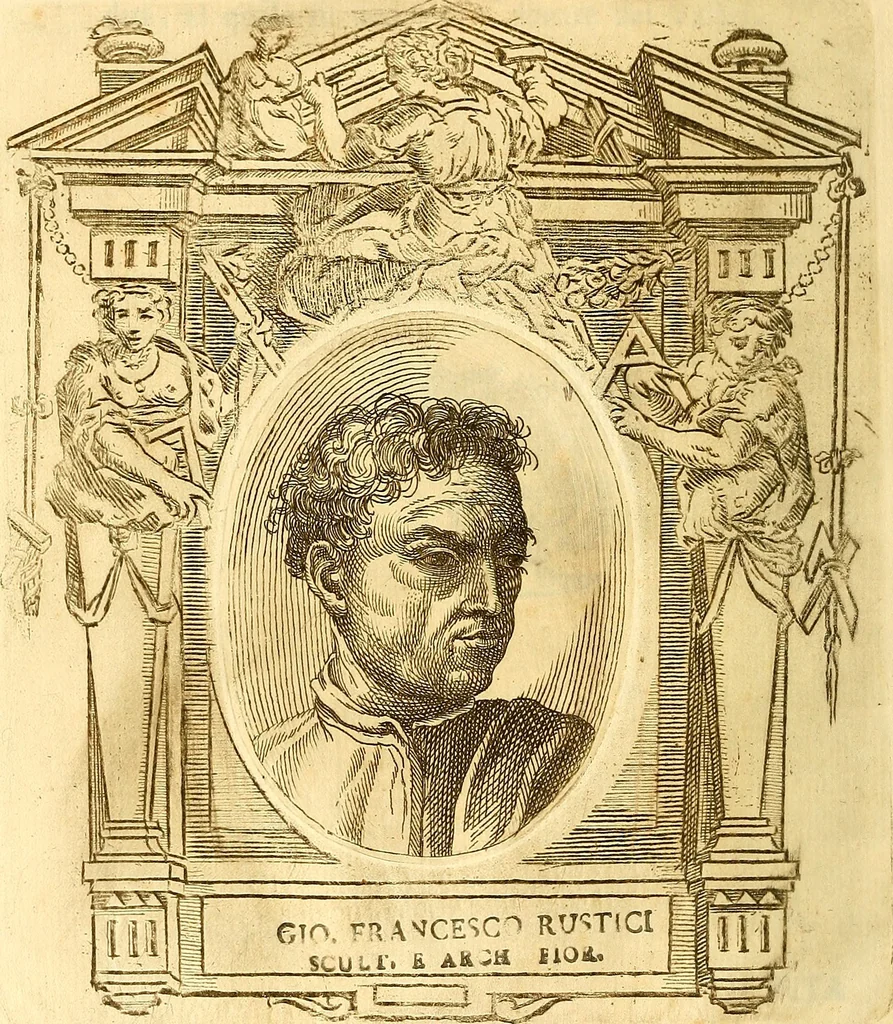 An illustration from Vite de più eccellenti pittori scultori ed architetti, 1767, leaf 445