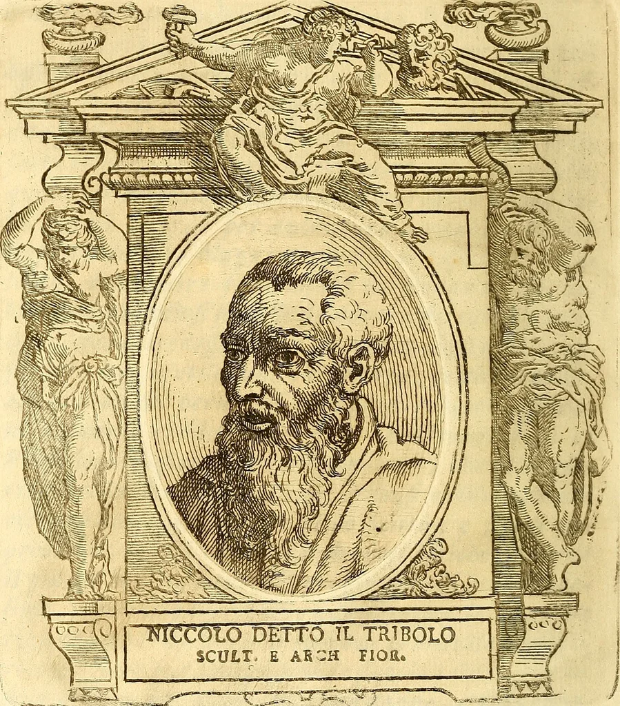 An illustration from Vite de più eccellenti pittori scultori ed architetti, 1767, leaf 9