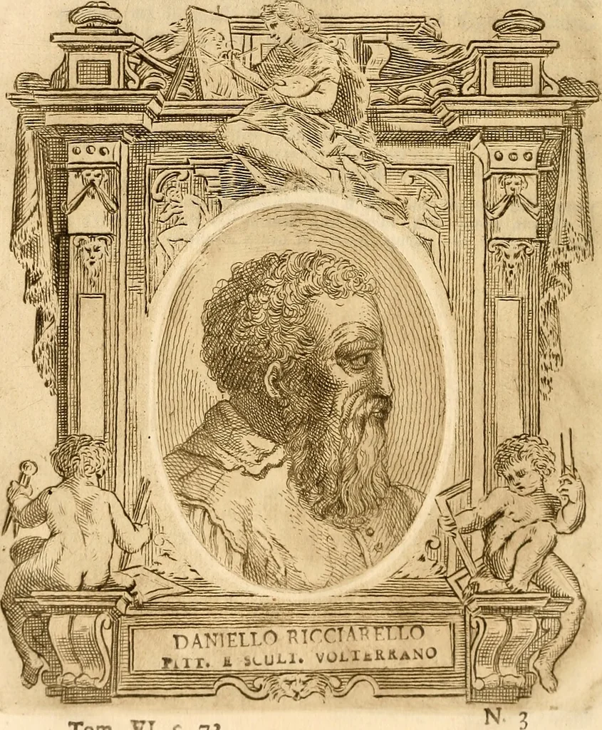 An illustration from Vite de più eccellenti pittori scultori ed architetti, 1767, leaf 85
