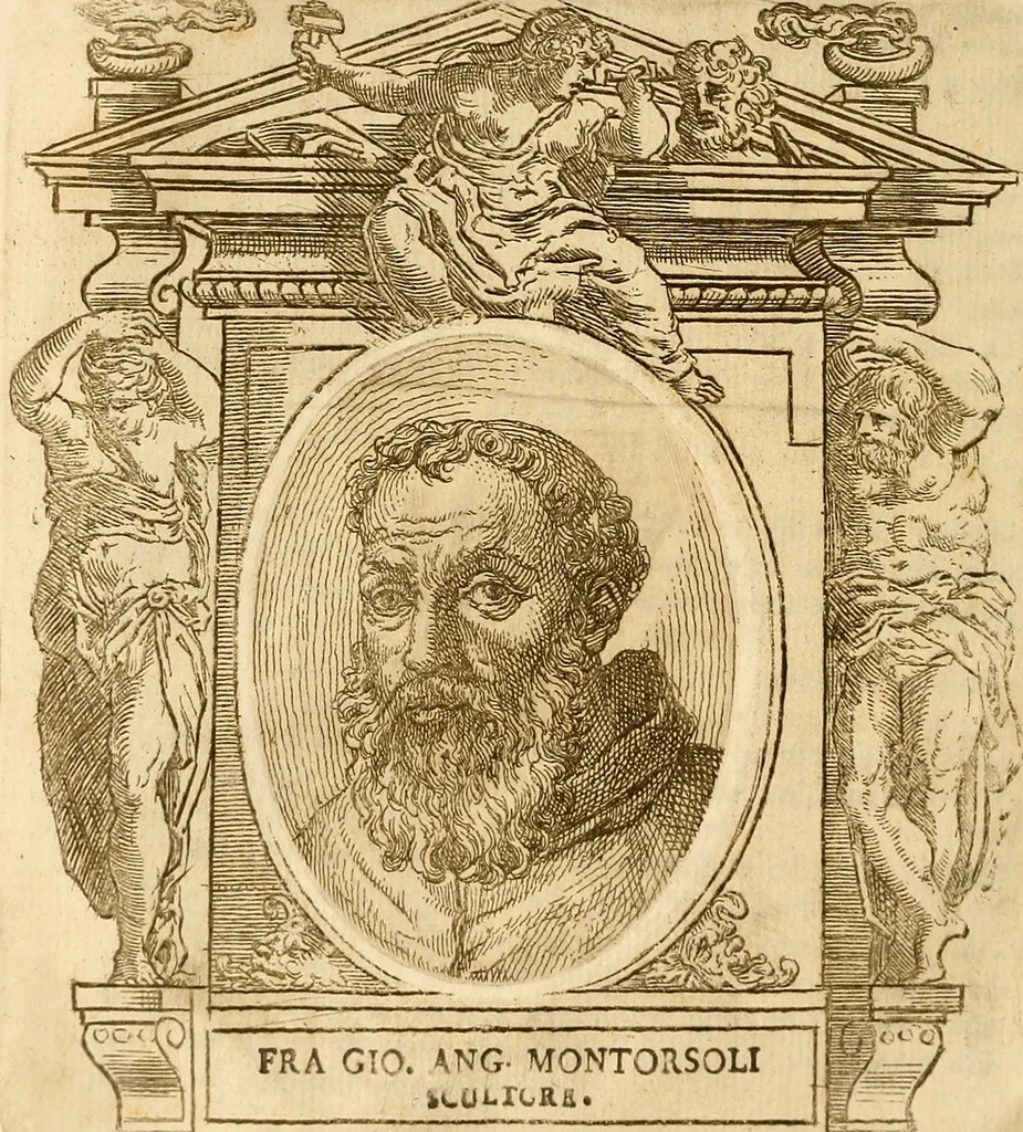 An illustration from Vite de più eccellenti pittori scultori ed architetti, 1767, leaf 9