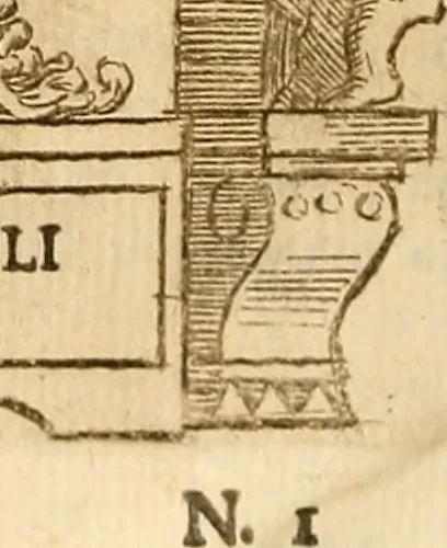 An illustration from Vite de più eccellenti pittori scultori ed architetti, 1767, leaf 9