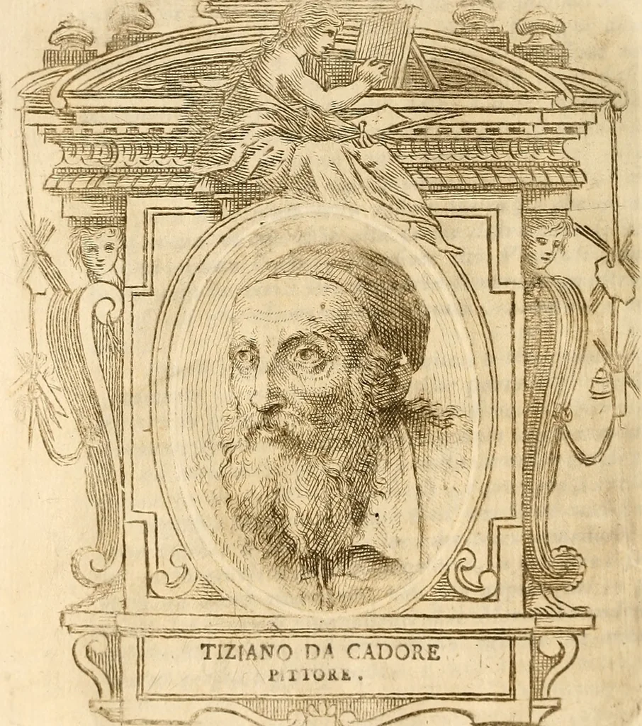 An illustration from Vite de più eccellenti pittori scultori ed architetti, 1767, leaf 9