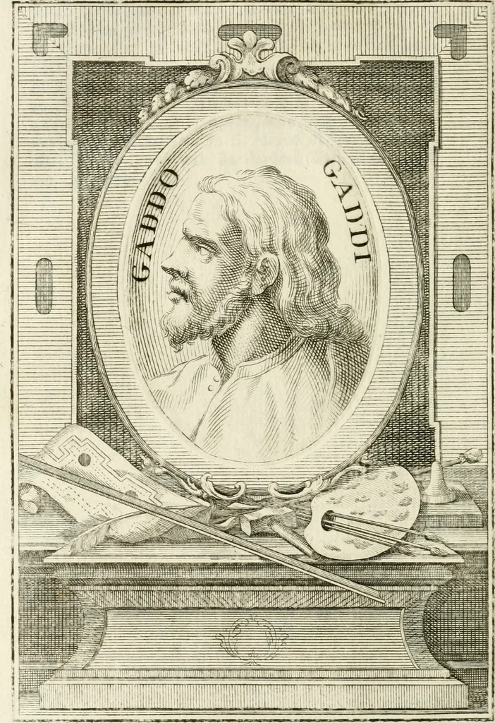 An illustration from Vite de' più eccellenti pittori, scultori e architetti, 1791, leaf 387