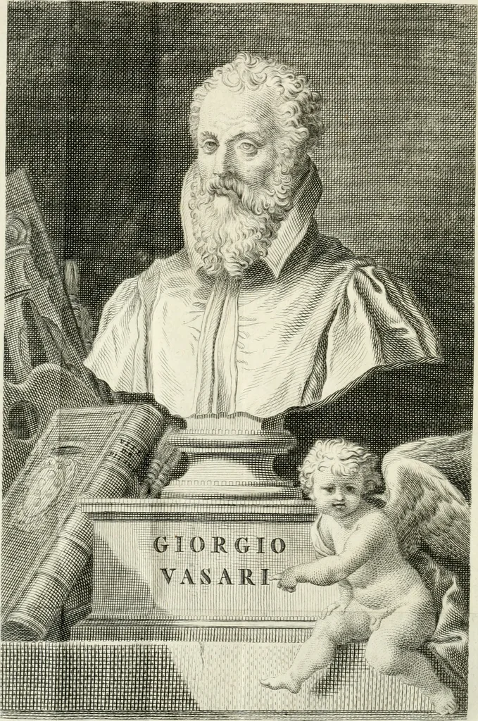 An illustration from Vite de' più eccellenti pittori, scultori e architetti, 1791, leaf 77