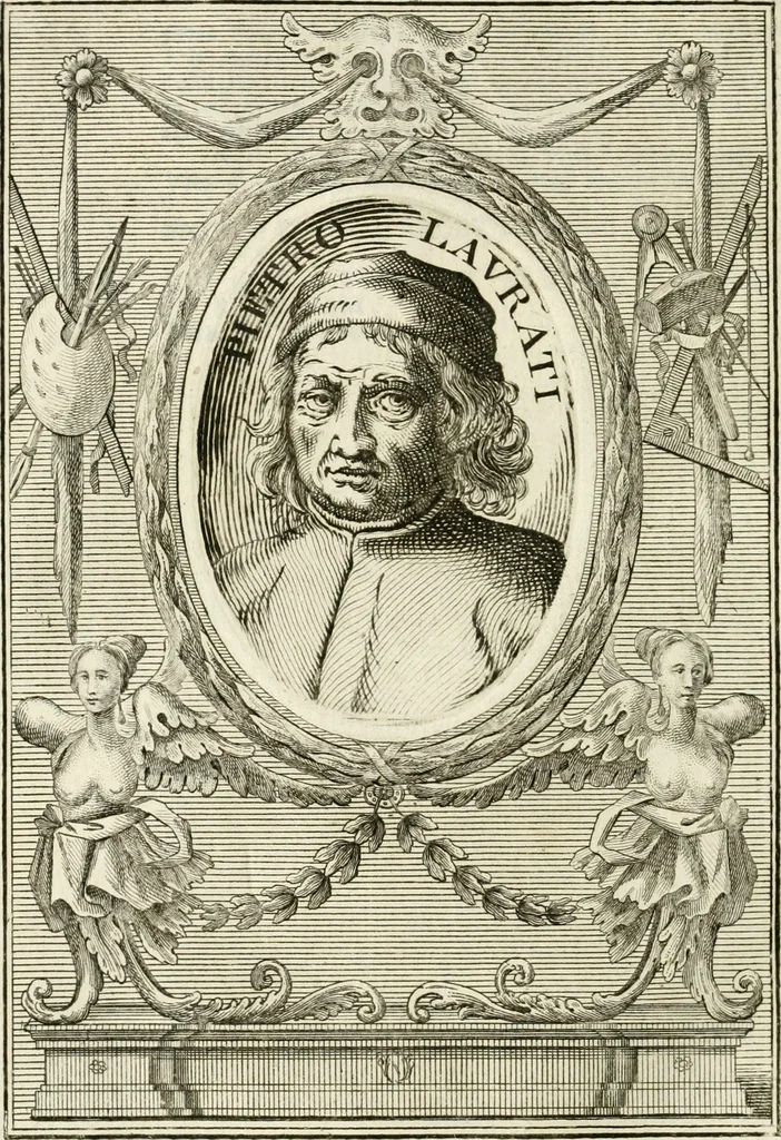 An illustration from Vite de' più eccellenti pittori, scultori e architetti, 1791, leaf 163
