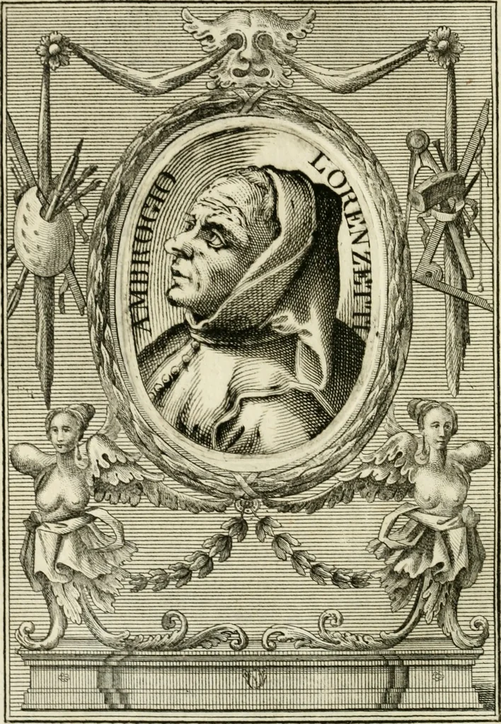 An illustration from Vite de' più eccellenti pittori, scultori e architetti, 1791, leaf 215