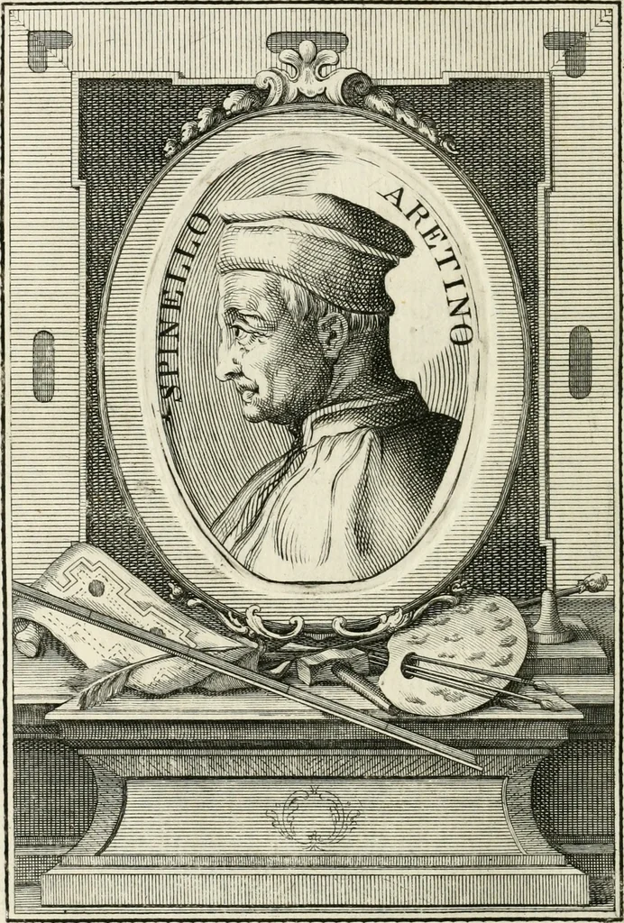 An illustration from Vite de' più eccellenti pittori, scultori e architetti, 1791, leaf 357