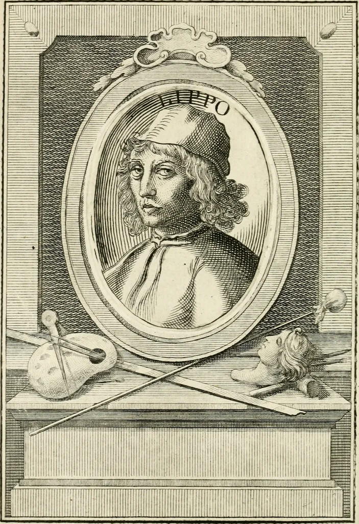 An illustration from Vite de' più eccellenti pittori, scultori e architetti, 1791, leaf 385