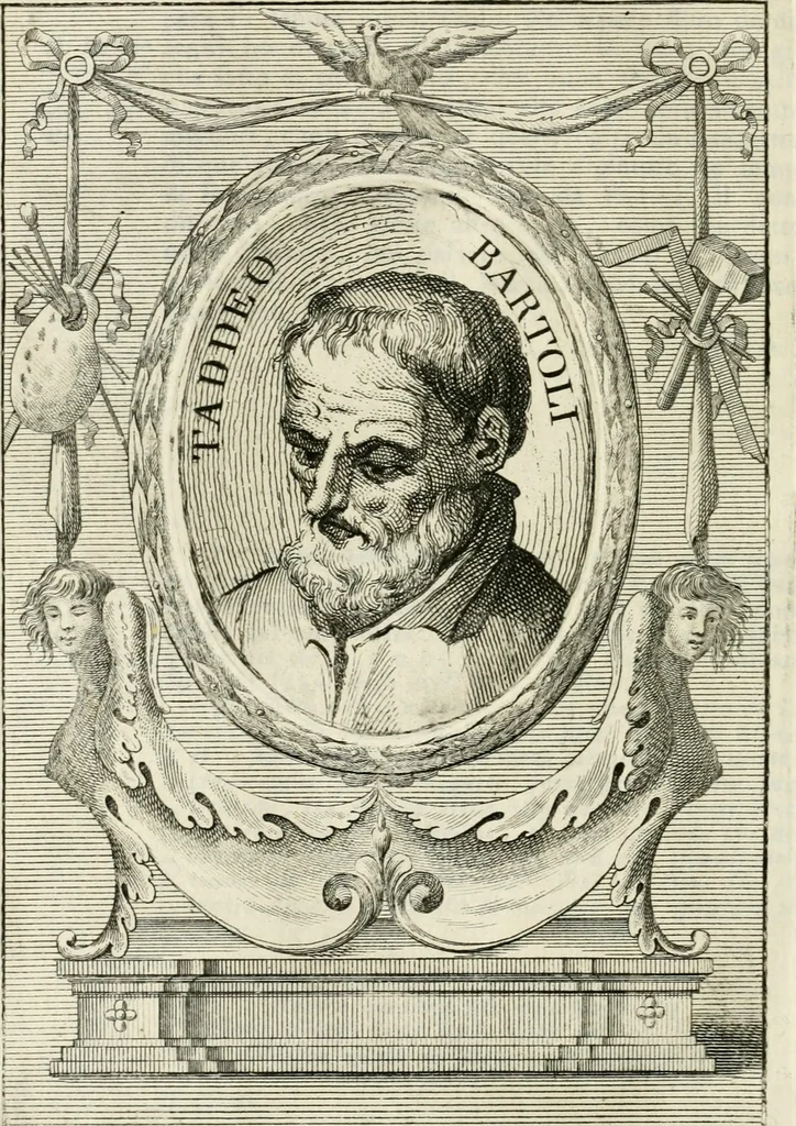 An illustration from Vite de' più eccellenti pittori, scultori e architetti, 1791, leaf 401