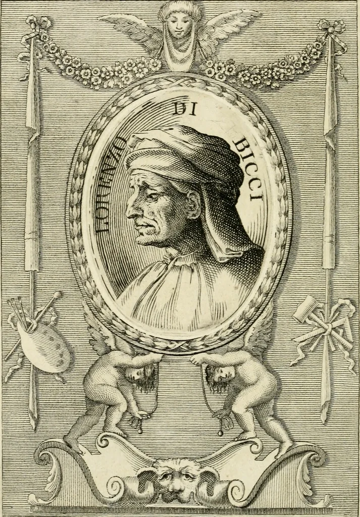 An illustration from Vite de' più eccellenti pittori, scultori e architetti, 1791, leaf 411