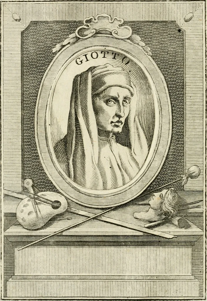 An illustration from Vite de' più eccellenti pittori, scultori e architetti, 1791, leaf 87