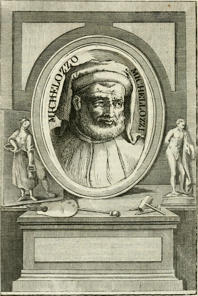 An illustration from Vite de' più eccellenti pittori, scultori e architetti, 1791, leaf 243