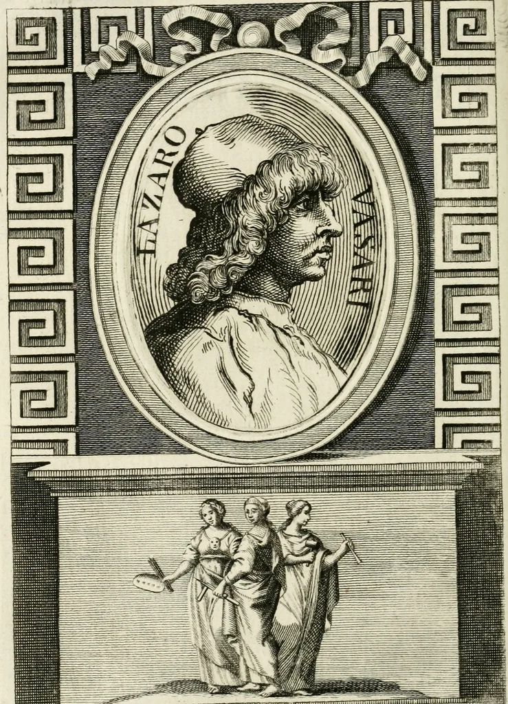 An illustration from Vite de' più eccellenti pittori, scultori e architetti, 1791, leaf 349