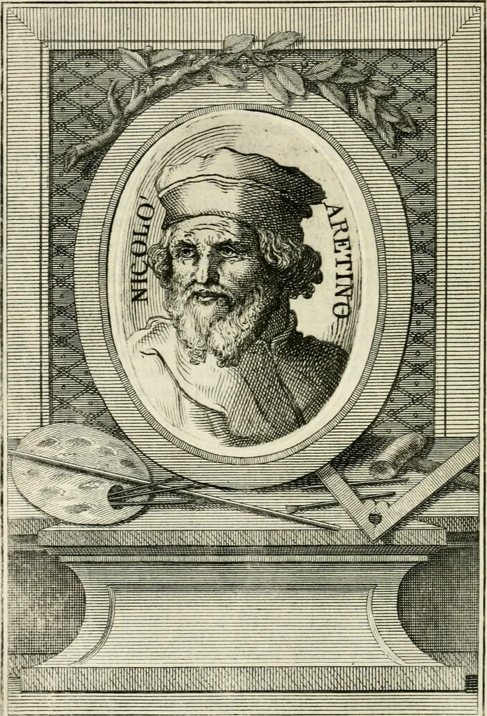An illustration from Vite de' più eccellenti pittori, scultori e architetti, 1791, leaf 41